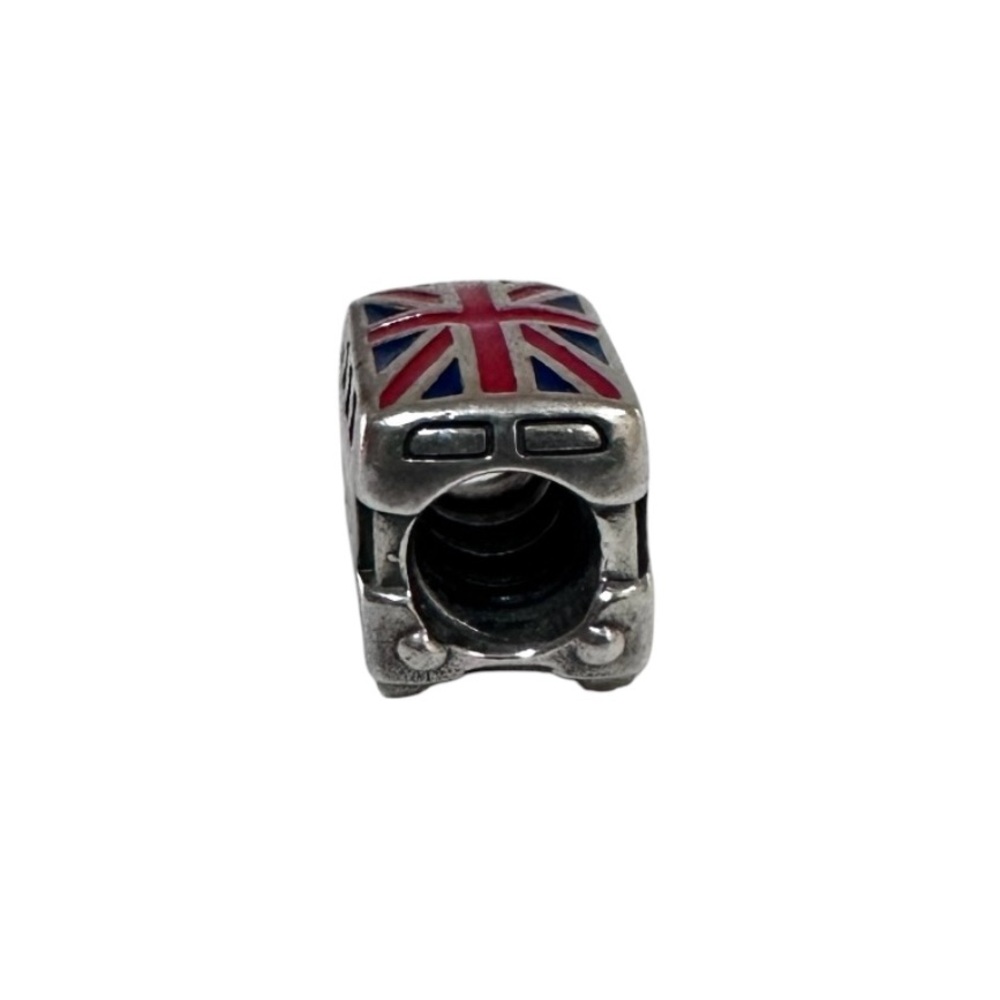 Retired Pandora London Double-Decker Bus Charm Union Jack - Picture 5 of 5